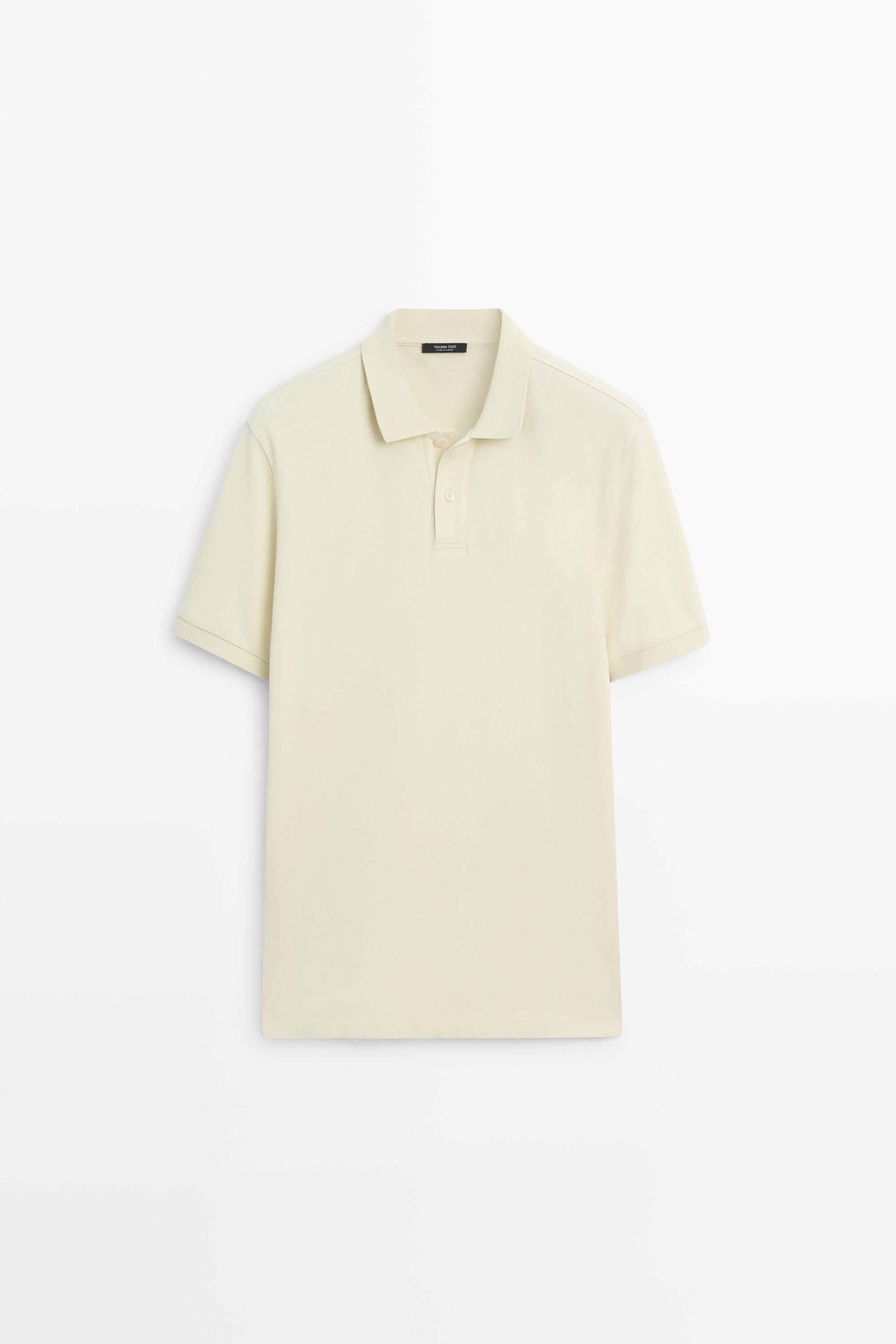 Polo micro-texturé coton